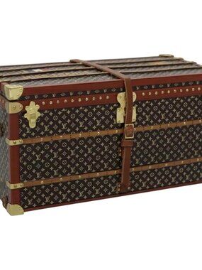 LOUIS VUITTON Miss France Paper Weight Brown M99408 LV Auth 114265